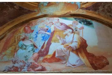 Lo sposalizio di Maria - Affresco interno lato destro